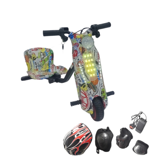 صورة سكوتي المرح – درفت كهربائي ببطارية 36 فولت وأمان كامل